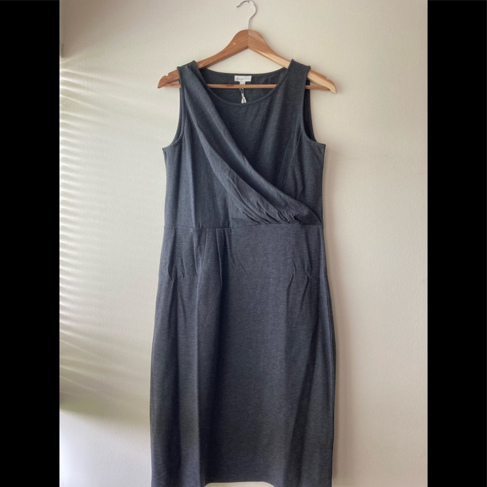 NWT Garnet Hill Grey Dress